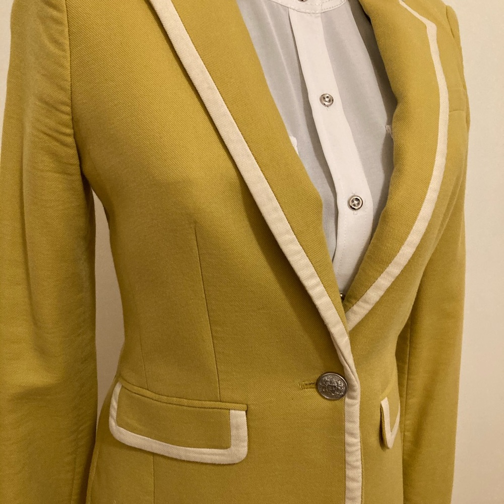 Banana Republic Blazer Mustard